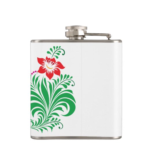 Flasques Conception de fleurs florales ornementales – Éléga (Dos)