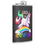 Flasques Conception de licorne arc-en-ciel Catch (Droite)