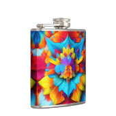 Flasques Conception de Mandala Florale colorée (Droite)