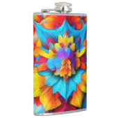 Flasques Conception de Mandala Florale colorée (Droite)