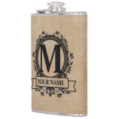 Flasques Conception de monogramme floral (Gauche)