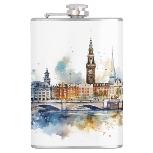 Flasques Conception de monuments célèbres (Devant)