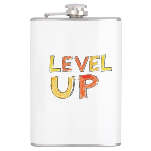 Flasques Conception de motivation pour passer au niveau sup (Devant)