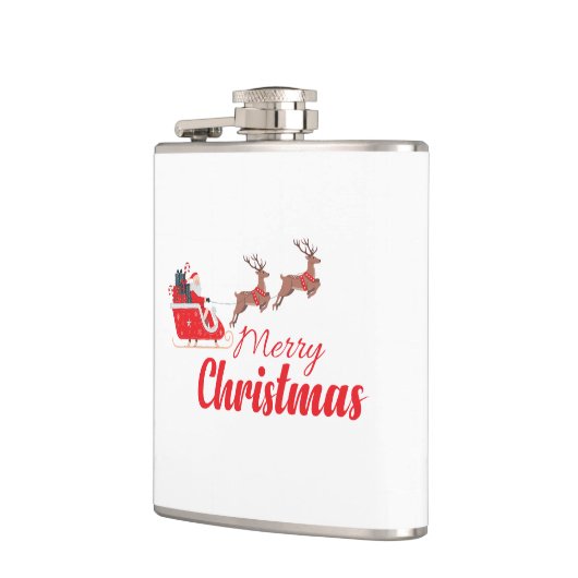 Flasques Conception de Noël et rennes (Gauche)