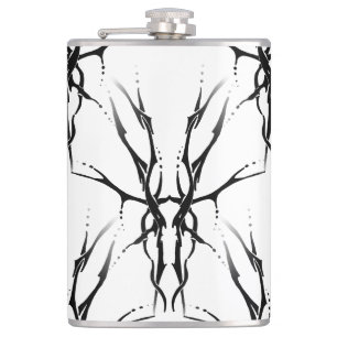 Flasques Conception de tatouage tribal crâne de cerf Miroir