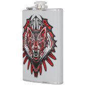 Flasques Conception de totem tribal Haida Loup (Gauche)