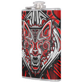 Flasques Conception de totem tribal Haida Loup (Gauche)