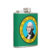 Flasques Conception du drapeau de l'État de Washington (Droite)