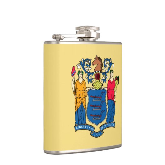 Flasques Conception du drapeau de l'État du New Jersey (Droite)