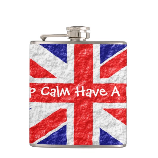 Flasques Conception du drapeau Union Jack (Devant)