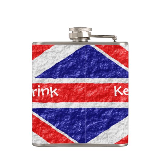 Flasques Conception du drapeau Union Jack (Dos)