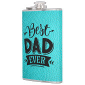 Flasques Conception en cuir turquoise | (Gauche)