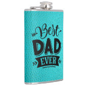 Flasques Conception en cuir turquoise | (Droite)