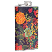 Flasques Conception florale de peinture acrylique boho (Droite)