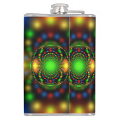 Flasques Conception fractale de l'ornement de Noël-29440 (Dos)