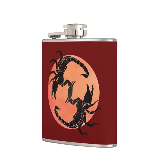 Flasques Conception graphique Tribale Scorpion (Gauche)