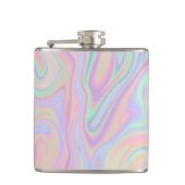 Flasques Conception iridescente liquide abstraite de (Devant)