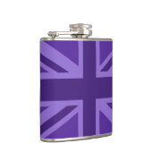 Flasques Conception Union Jack violette (Droite)