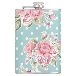 Flasques Conception vintage de fleurs
