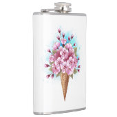 Flasques Cône rose Sakura crème glacée gaufre (Droite)