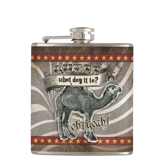 Flasques Conjecture vintage de monogramme de (Devant)
