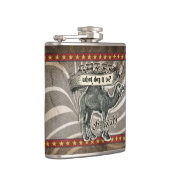 Flasques Conjecture vintage de monogramme de (Droite)