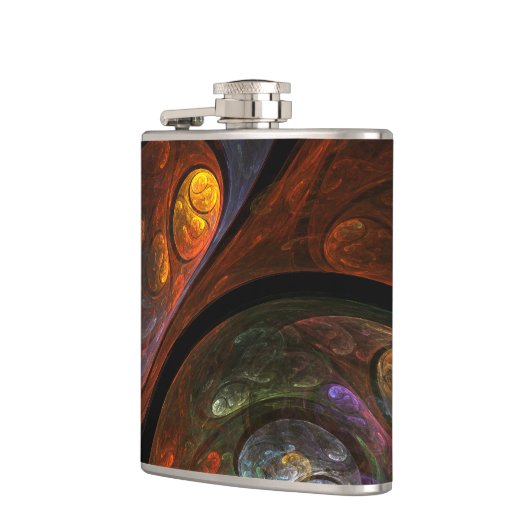 Flasques Connexion fluide Art Abstrait (Gauche)