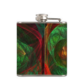 Flasques Connexions dynamiques Art Abstrait (Dos)