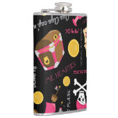 Flasques Conservez ou créez votre propre flacon, 6 oz. Flèc (Droite)