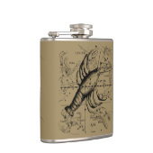 Flasques Constellation du cancer par Hevelius vers 1690 (Droite)