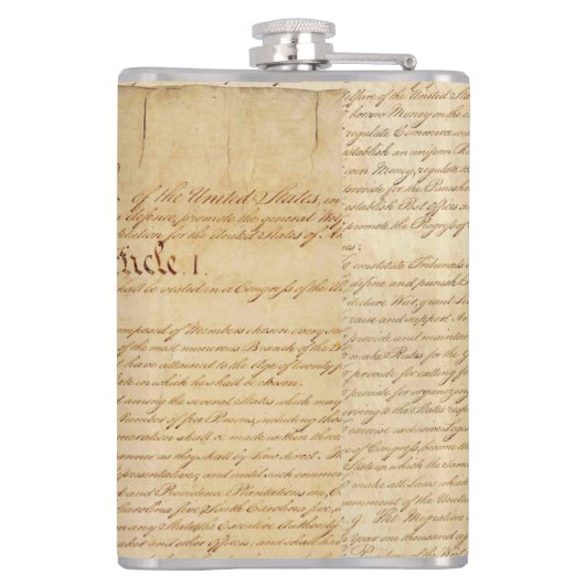FLASQUES CONSTITUTION DES USA (Dos)