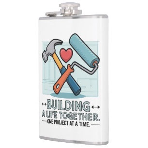 Flasques Construire une vie ensemble Couple mignon et mai