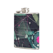 Flasques Cool Abstract Digital Graffiti Art Geometic (Gauche)