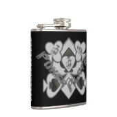 Flasques Cool du joueur de poker personnalisé (Droite)