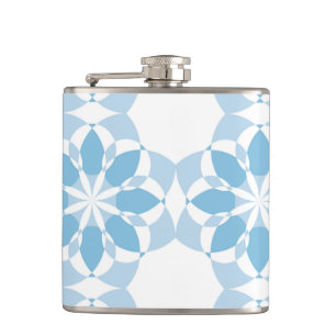 Flasques Cool, girly, moderne, tendance fleur unique abstra