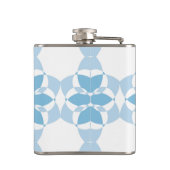 Flasques Cool, girly, moderne, tendance fleur unique abstra (Dos)