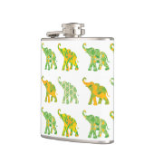 Flasques Cool graphique unique Motif d'éléphant lunaire (Gauche)
