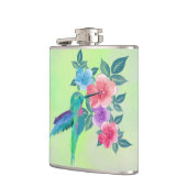 Flasques Cool mignon couleurs vives aquarelles colibri flor (Gauche)
