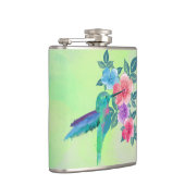 Flasques Cool mignon couleurs vives aquarelles colibri flor (Droite)