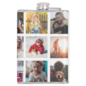 Flasques Cool moderne MEILLEUR PAPA JAMAIS Instagram Photo (Dos)