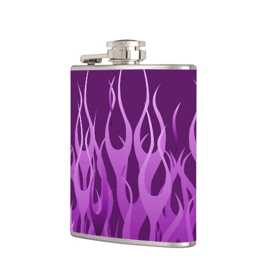 Flasques Cool Purple Racing Flames Design (Gauche)