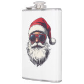 Flasques Cool Santa Claus Face Retro Sunglasses Christmas M (Gauche)