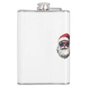 Flasques Cool Santa Claus Face Retro Sunglasses Christmas M (Dos)