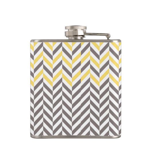 Flasques Cool super tendance herringbone motif zigzag (Dos)