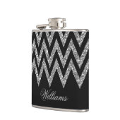 Flasques Cool tendance chevron zigzag faux parties scintill (Gauche)