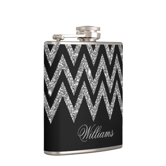 Flasques Cool tendance chevron zigzag faux parties scintill (Droite)