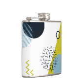 Flasques Cool, tendance, moderne, vert Memphis (Droite)