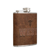 Flasques Cool Western Texte - Personnaliser It (Droite)
