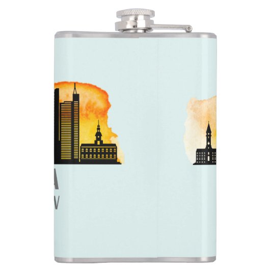 Flasques Coordinates de Philadelphie (Dos)