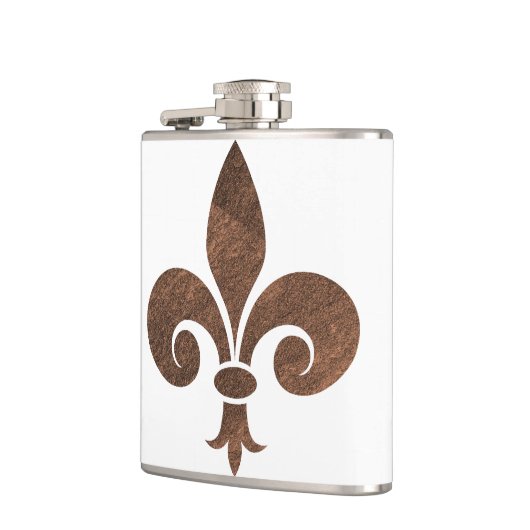 Flasques Copper Fleur De Lis Bar (Gauche)